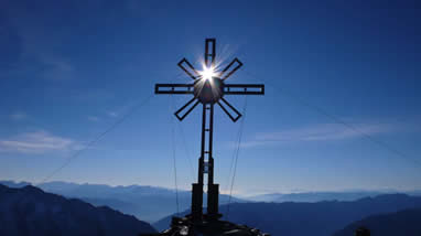 Gipfelkreuz Großer Moosstock